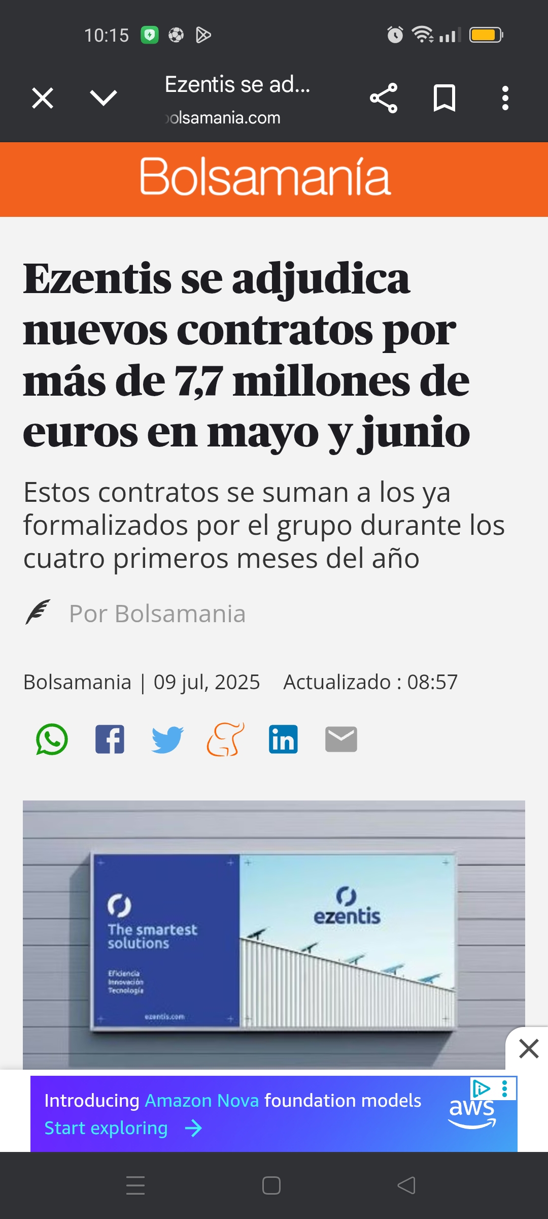 FYI.
Más info.
https://www.bolsamania.com/noticias/empresas/ezentis-adjudica-nuevos-contratos-mas-77-millones-mayo-junio--20244500.html