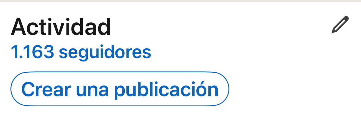 En LinkedIn empecé a analizar la actualidad y a escribir hace un año …
Todos los días sube un poco mis seguidores y estoy súper feliz <span class="Emo12"> </span> jjjj
Por cierto gente muy importante que no la voy a nombrar aquí…
Aquí es todo mentira o gente sufriendo que han ido a por mí como podía haber sido otra persona
Es muy triste la verdad pero la realidad está fuera y no aquí.