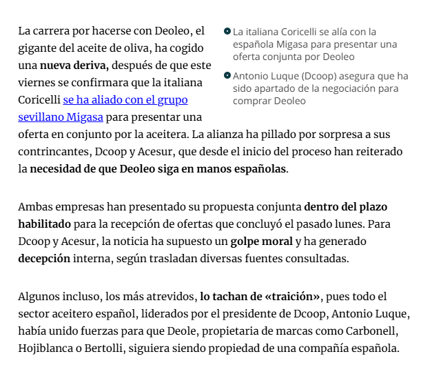 Traicióoooooonnn!!!
No se acuerda Skywalker cuando fichó al rancio por lo visto.
parece que aqui se amplian los plazos cada vez que Sky ve que los txorizelli les pasan por encima y va corriendo a la puerta de Rivas para que le dejen pujar más alto..
Primero da 470 y ve que llegado al plazo txori da 500.
Amplíaaaaaaaa
Ahora se junta con el mezclas, que es contrario a la filosofía de Sky, para racanear hasta 510 y resulta que Txori se junta con migrasa y ofrece 530.
Da la impresión de que Txori tiene algún topo que le suelta la oferta de Sky.
Sabeis lo que va a decir Skyyyy???
Ampliaaaaaaaaa