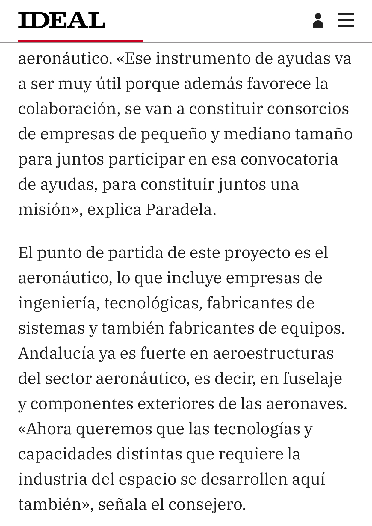 Venga vamos a animar un poco jjjj
Y el pantallazo es de otra noticia que os puse ayer …
https://www.elmira.es/articulo/jerez/airtificial-situa-jerez-andalucia-vanguardia-industria-aeronautica-tecnologica/20250310175251501515.html#