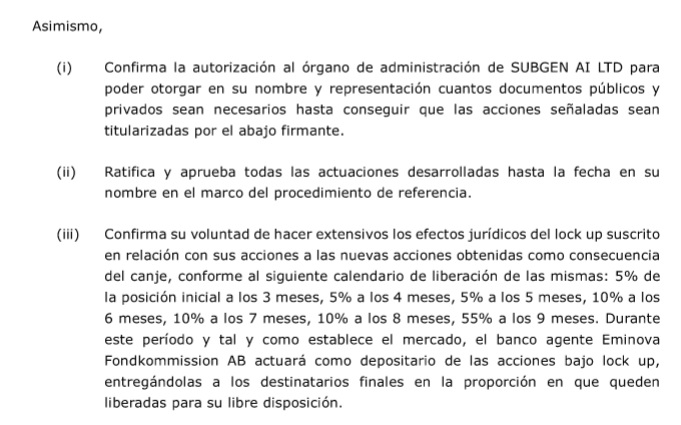 grafico de la accion Substrate