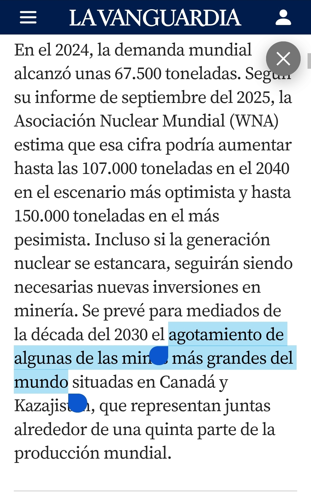 Estaremos a punto...