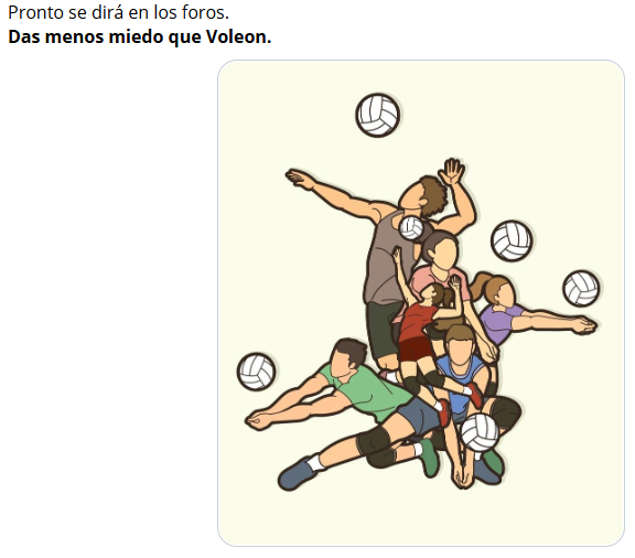 Recupero el mensaje de ayer.