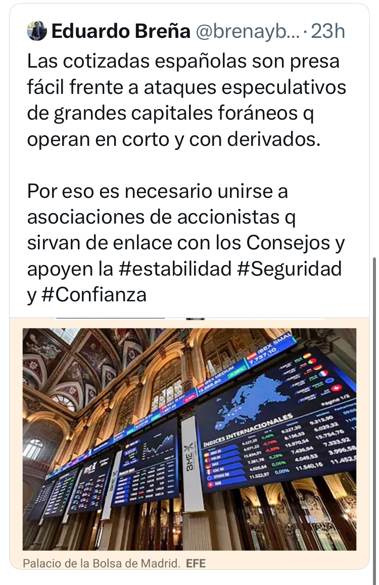 He aquí una clara explicación del porqué puede darse la anomalía de que una empresa (empresòn) presente excelentes resultados y su cotización no solo no suba, sino que baje. Debemos remar todos juntos en la misma dirección