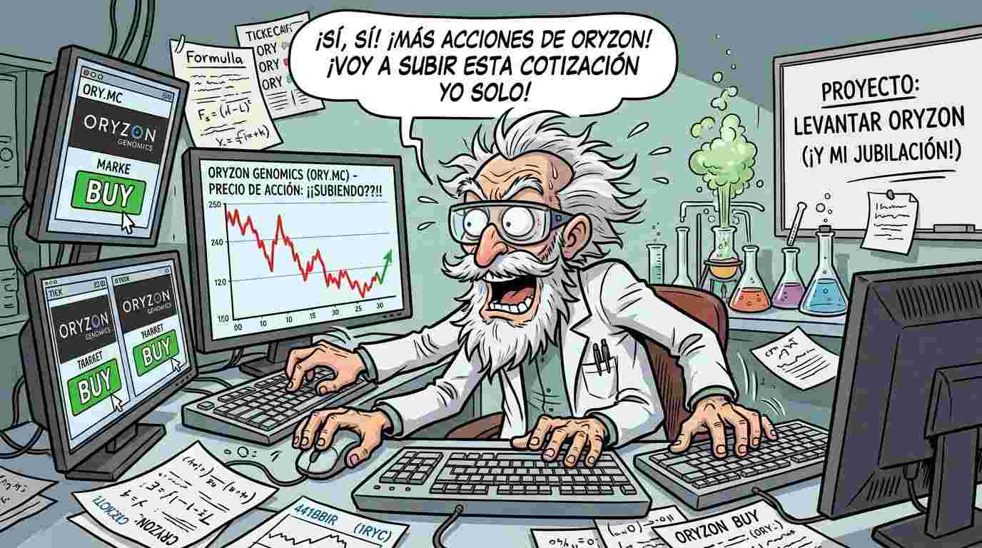 Veo a Charlie mañana comprando acciones de Oryzon como un loco!!