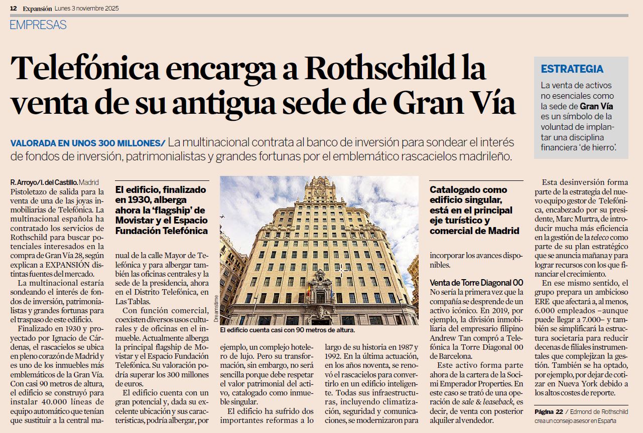 grafico de la accion Telefonica