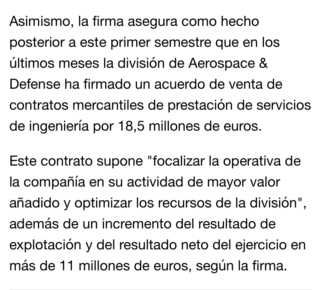 Los conozco muy bien porque son unos especuladores de primer nivel y lo demostraron con los resultados anteriores que la calentaron antes sabiendo que venían los aranceles….
Ahora toca lo contrario dar malos resultados y barrer bien antes de….
Lo de defensa se va a mover mucho este segundo semestre y de hecho lo están avisando por donde va a venir más crecimiento… <span class="Emo42"> </span>
“ focalizar “ <span class="Emo38"> </span>