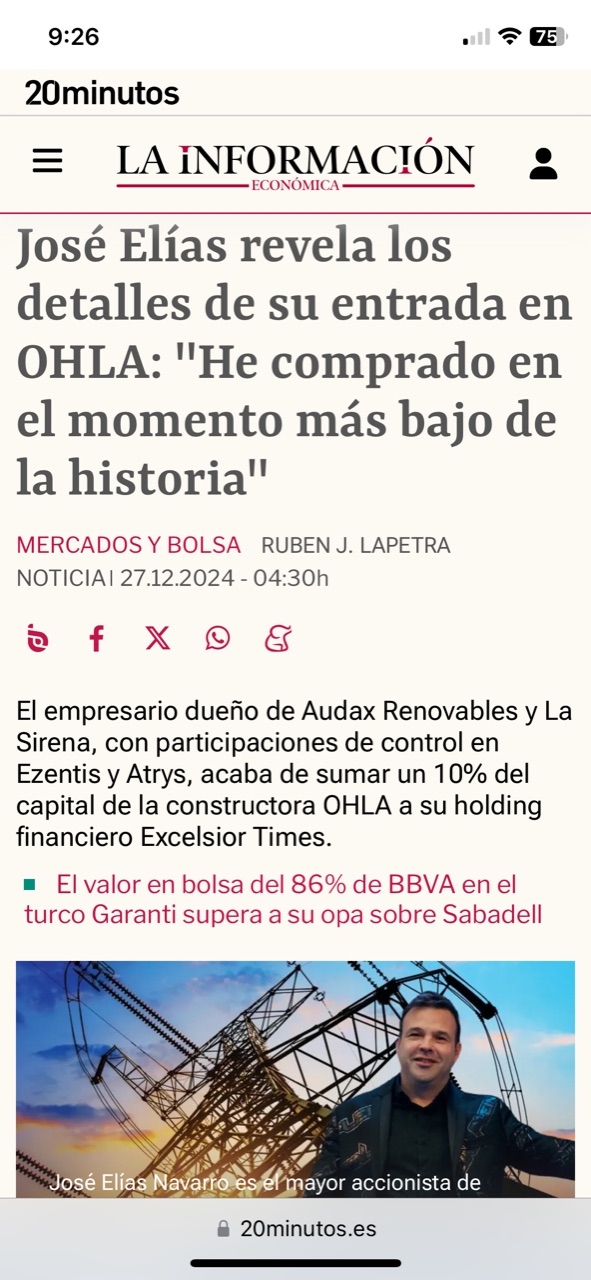 Y yo no le noto preocupado….