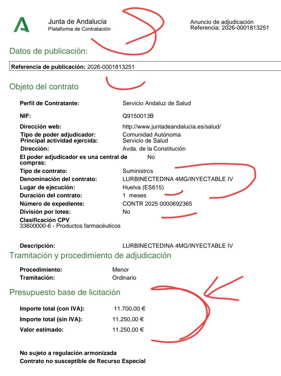 Esto sí está bien ,!!
Ya se están empezando a ver usos de LURBI en ESPAÑA y PAGANDO...
o algo así es
.
JUNTA DE ANDALUCÍA
contrato de un mes
Una ciclo supongo , pone 11700euros
Que rayos será eso jjjj