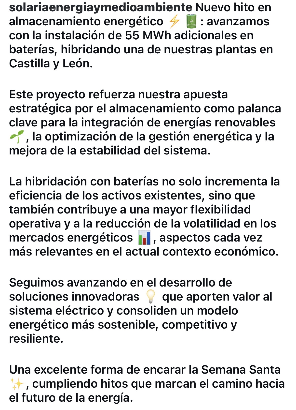 grafico de la accion Solaria Energia