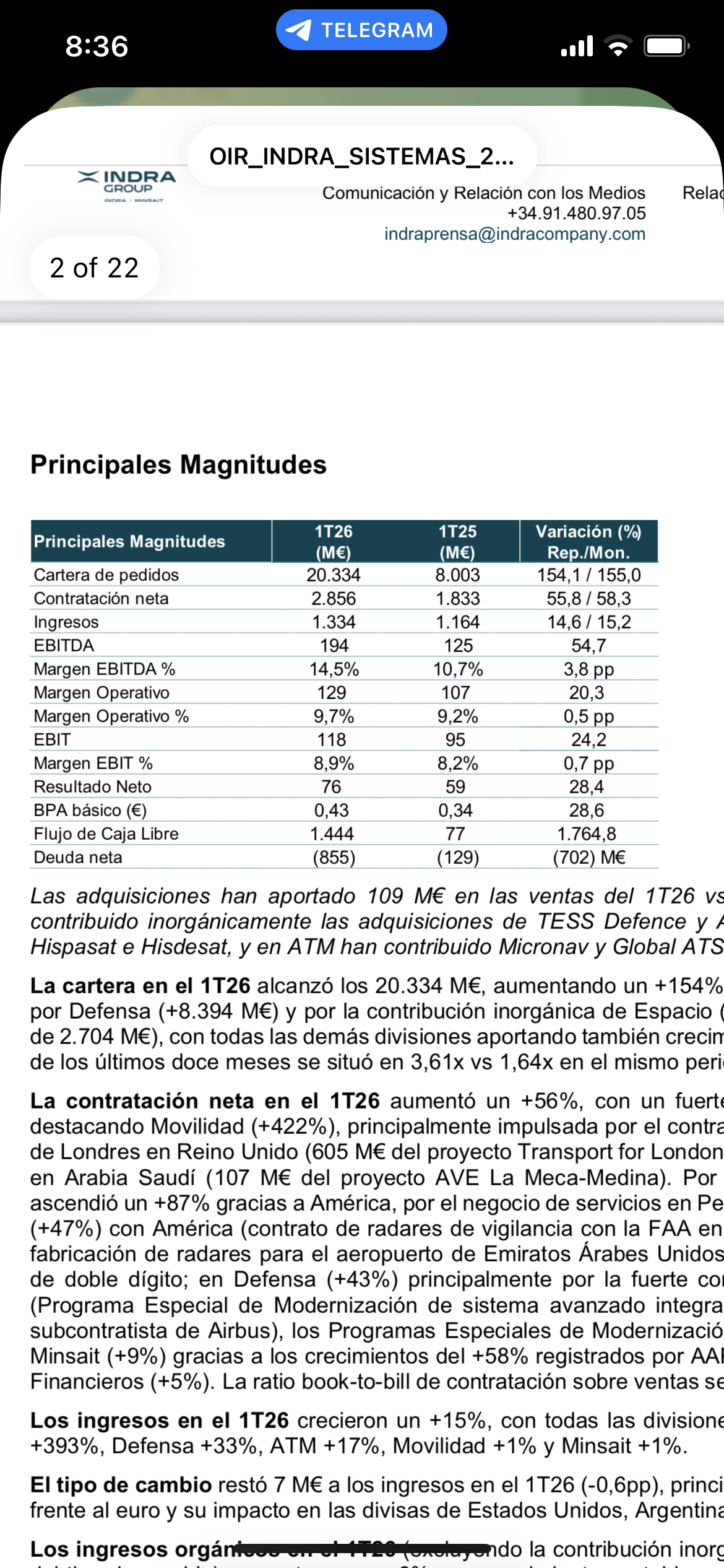 Enhorabuena por esos pedazos de resultados … laaaaaa hostiaaaaa