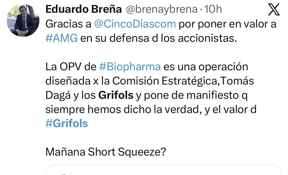 Extraño Short Squeeze estamos viviendo…
