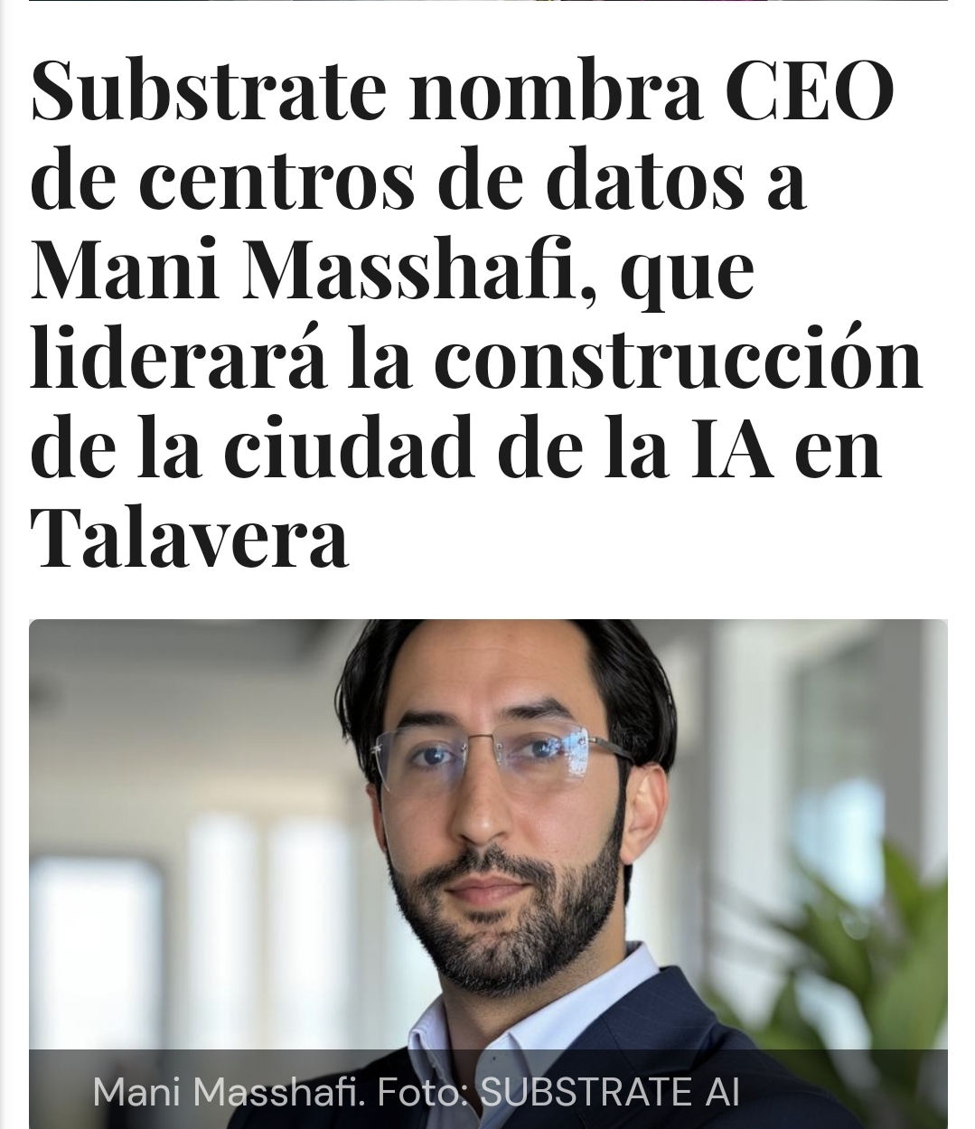 El titular deja poco margen a la imaginación.
