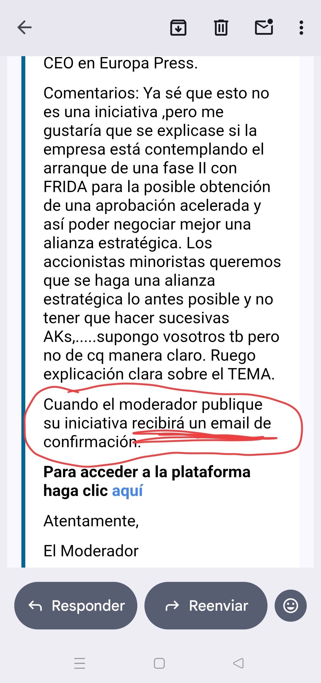 grafico de la accion Oryzon Genomics