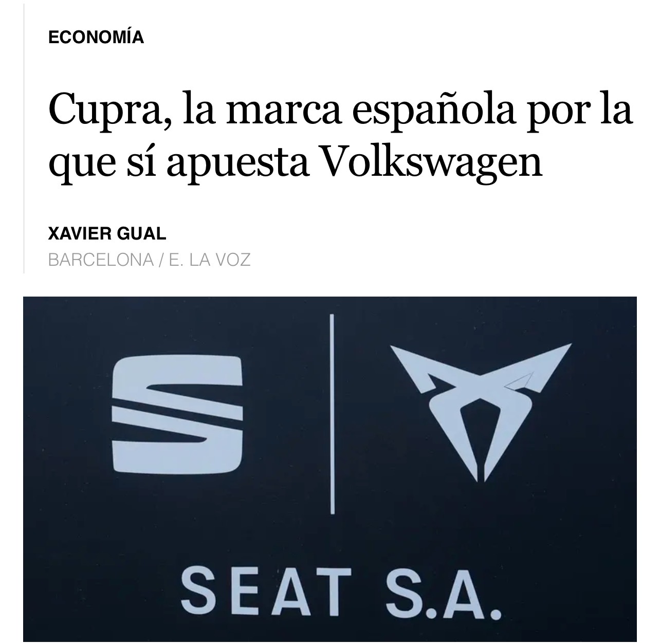 No sé si se carga bien la página o es que voy de viaje… <span class="Emo21"> </span> jjjj
Bueno por si acaso es que Volkswaguen apuesta por el Cupra
.
