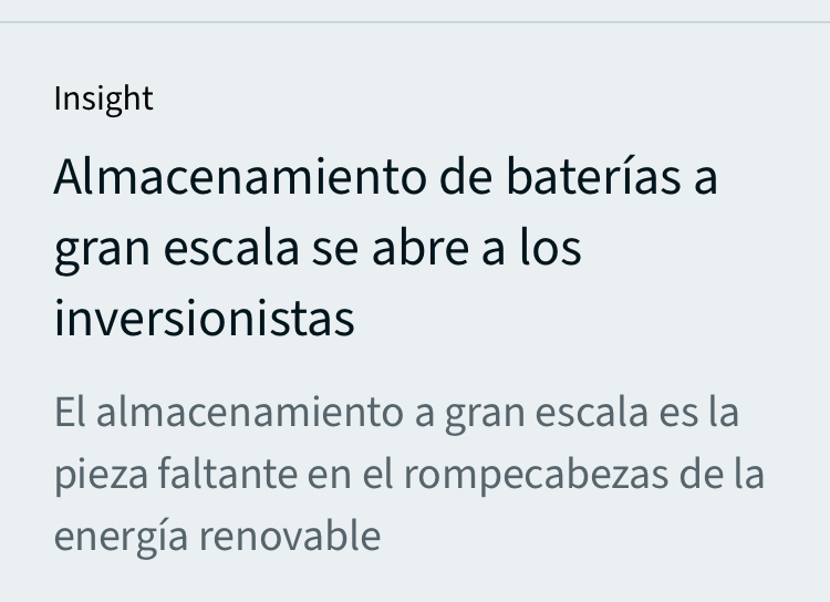 El almacenamiento atrae inversores: