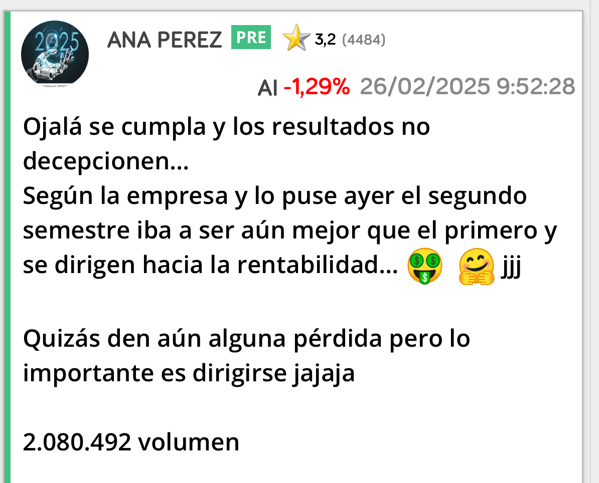 Mirad lo que yo decía siempre de los resultados!!
Eso es calentar????? <span class="Emo14"> </span>
