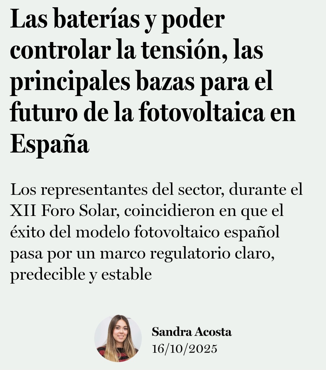 END acabó 2024 con 63 empleados; desde Julio, se està contratando mucho personal (unas 15 personas más).
Hoy se ha publicado en el BOE, el RD que otorga prioridad de despacho a las plantas hibridadas con almacenamiento.
En Noviembre, tendremos el esperado RD y la resolución de los FEDER.
Todo esto, dibuja el futuro inmediato para END y es mucho más importante que haber cerrado hoy a 3,87 o a 4,12 €.