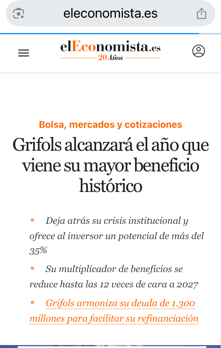 No vendo ni una. En todo caso compro más