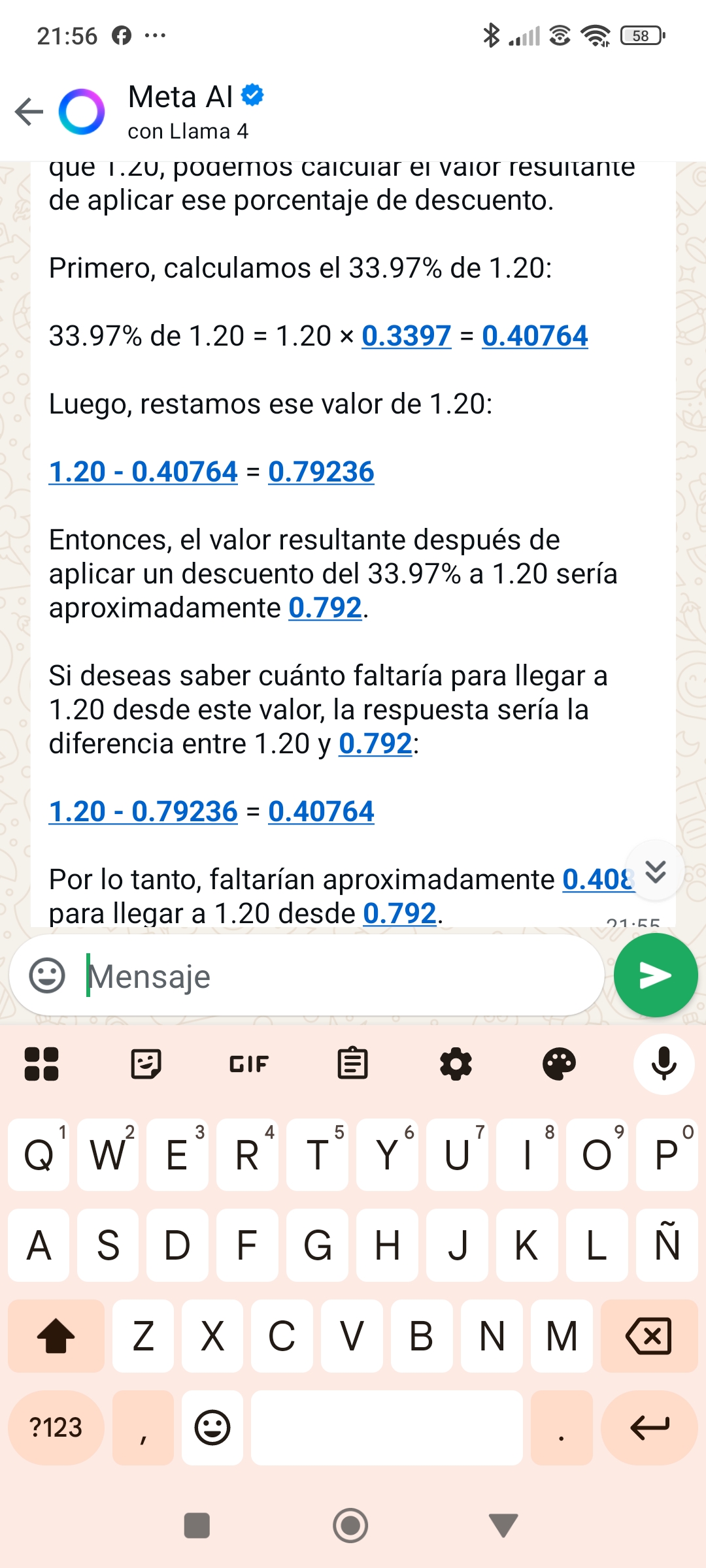 Si repitiera el mismo rebote y se quedará al mismo tanto por 100, del .aximo hasta ahora ese sería el tope de rebote. Coincide con resistencia