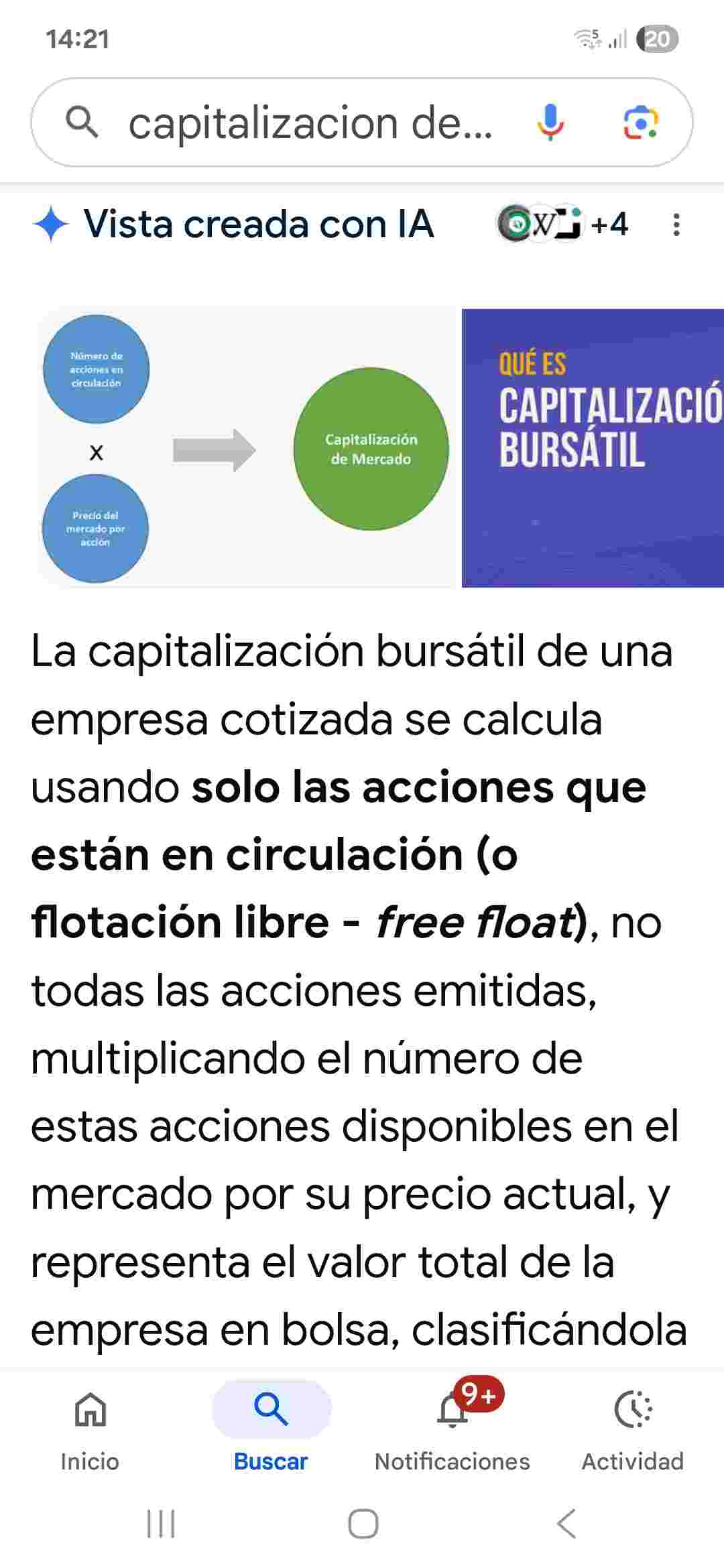 grafico de la accion Vanadi Coffee