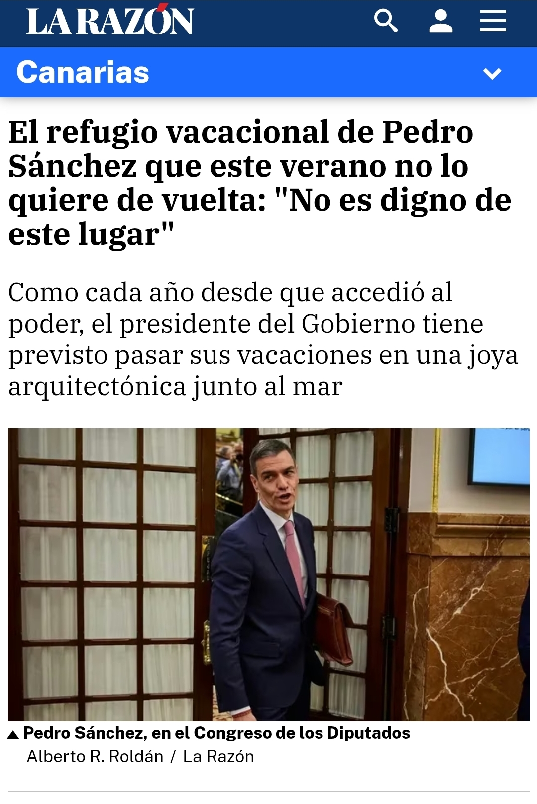 Mirad a ver si alguno le alquilais el chalecito al hombre que ya no le quieren ni donde se iba de vacaciones, jajajaja