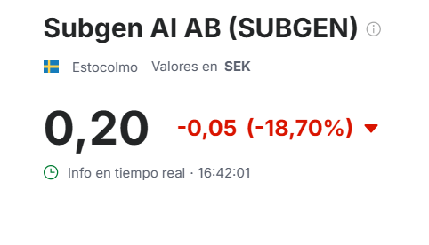 sigue en caida...