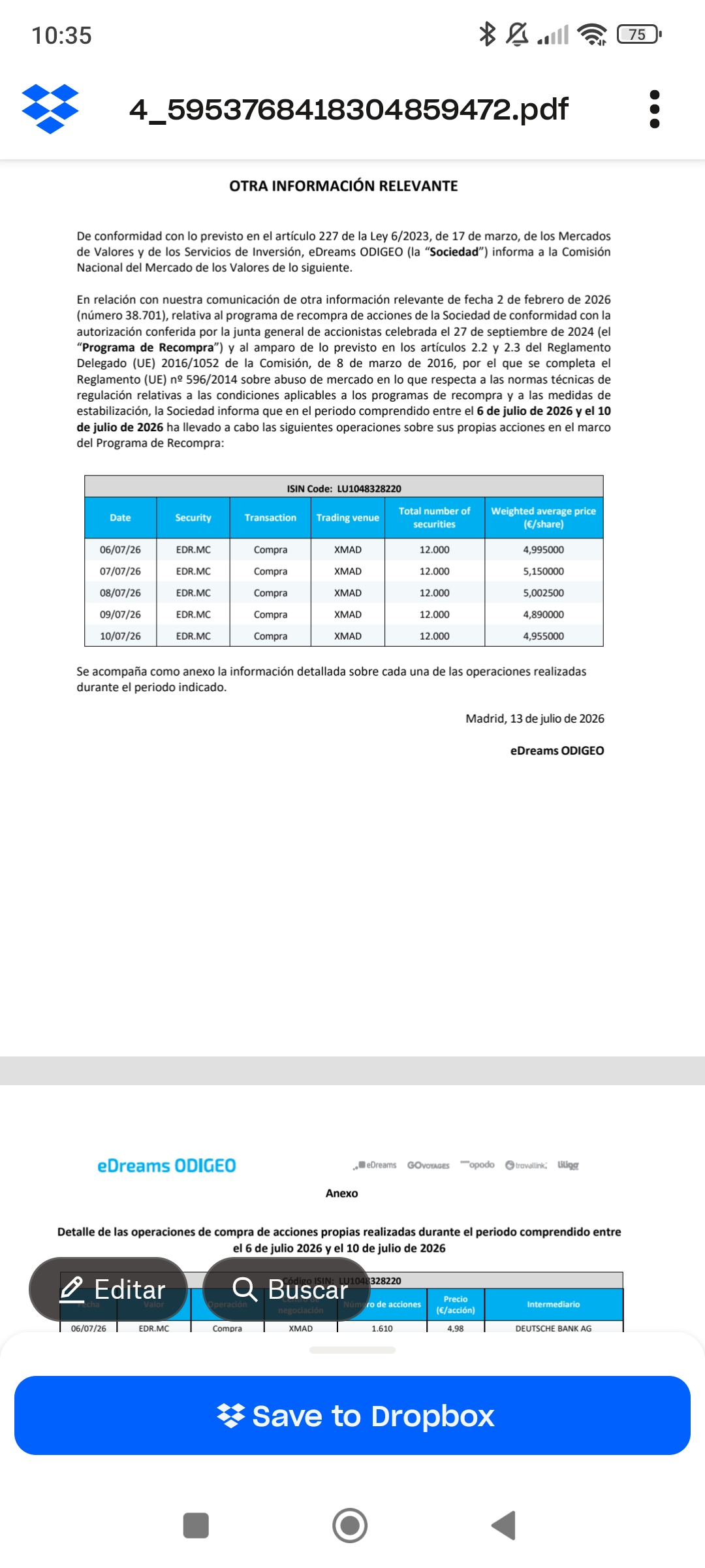 Siguen comprando pero ya menos...tic tac tic tac