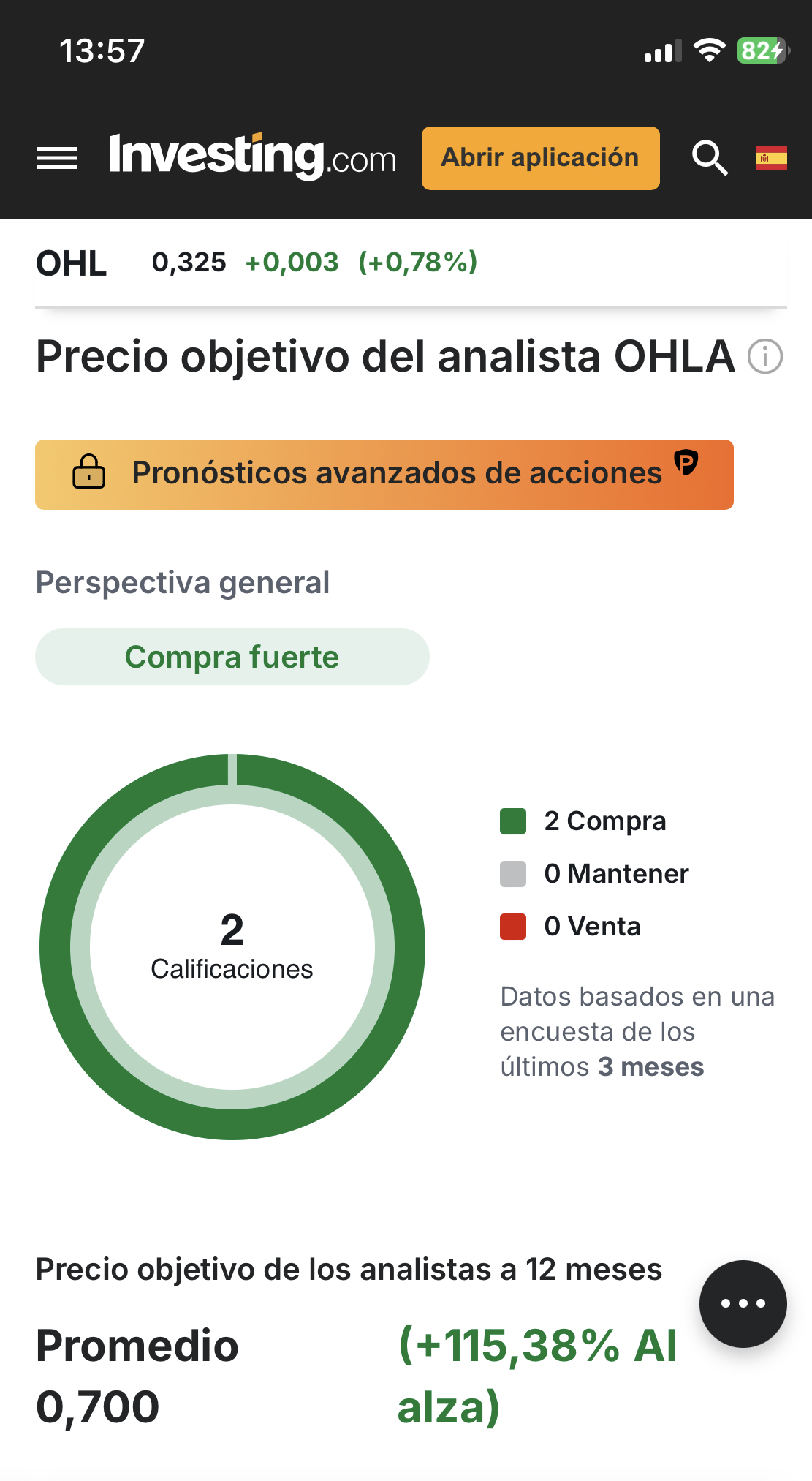 En un año