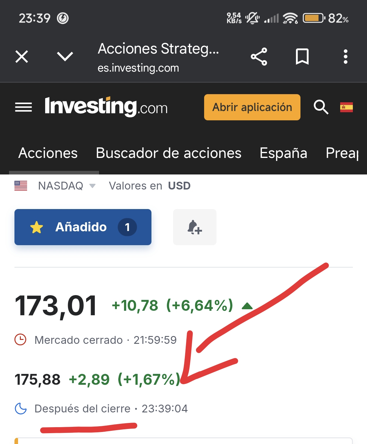 Strategy...post market.
