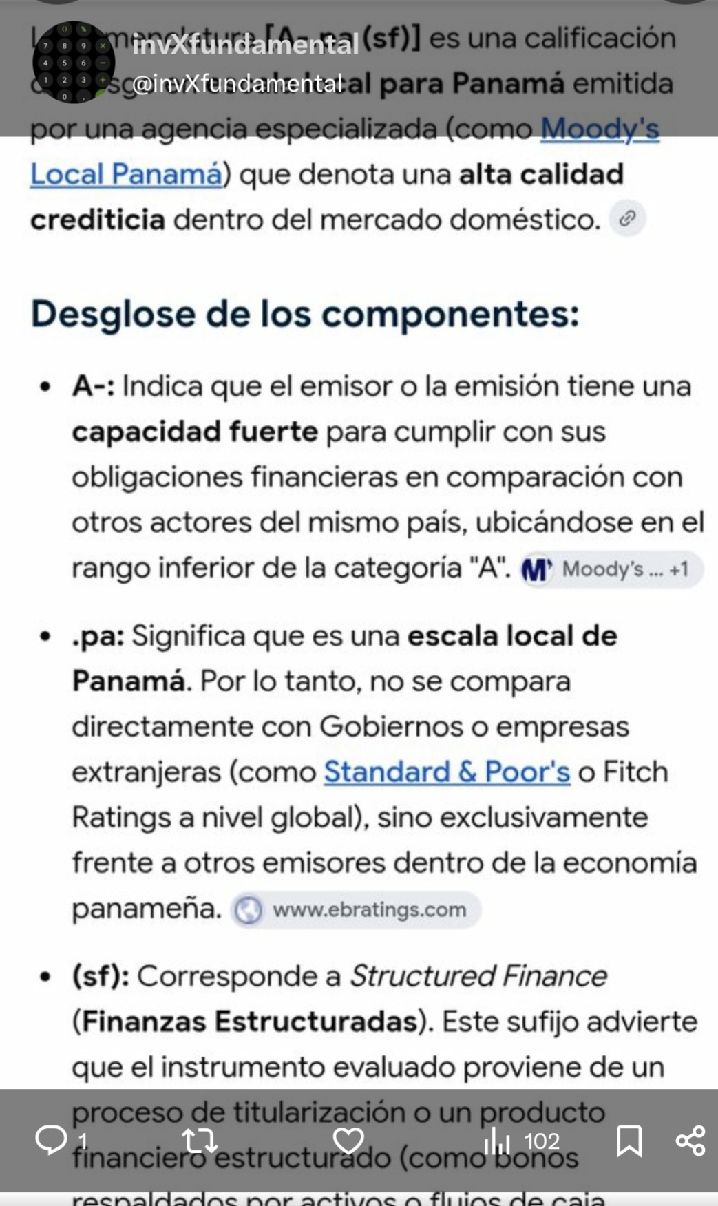 Capacidad fuerte ....
Por lo tanto, entiendo q estara un poquito por encima de los bonos institucionales.. no mas