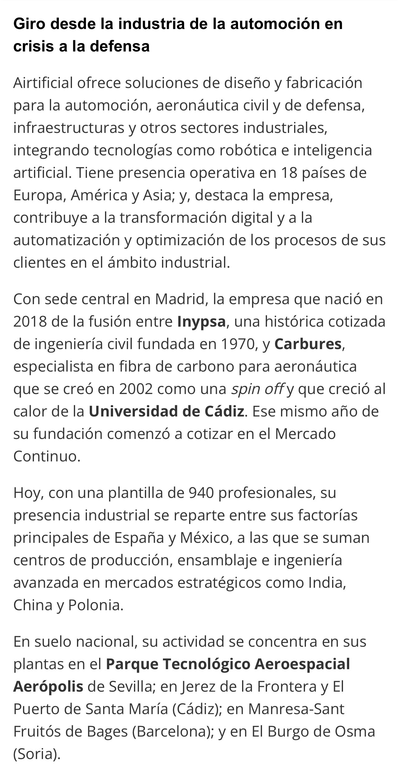 Gran resumen sobre Airtificial.
Bueno pues ya saben que cuando llegue el contrato con Indra pero el de verdad que es lo que ha faltado aquí esto va a volar … <span class="Emo42"> </span>
Aprovechen las rebajas. por la manipulación que ha habido aquí de nuevo….
Nunca tienen suficiente los malditos tiburones <span class="Emo14"> </span> <span class="Emo14"> </span> <span class="Emo14"> </span>
Esta empresa vale mucho más !