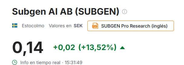 subgen se anima parece ser...