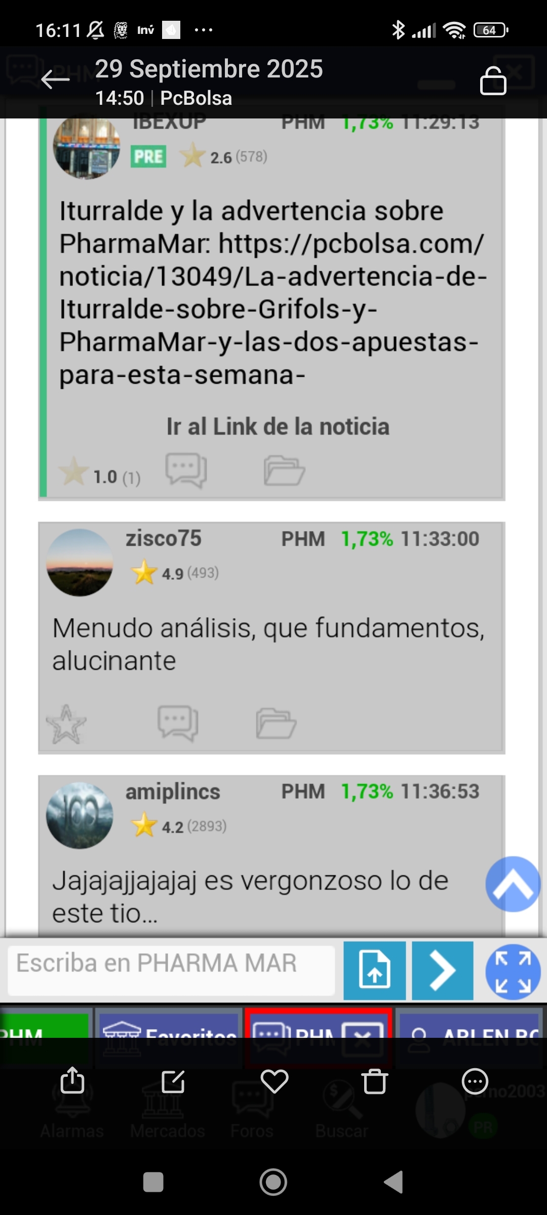 Lo mejor los comentarios <span class="Emo11"> </span>