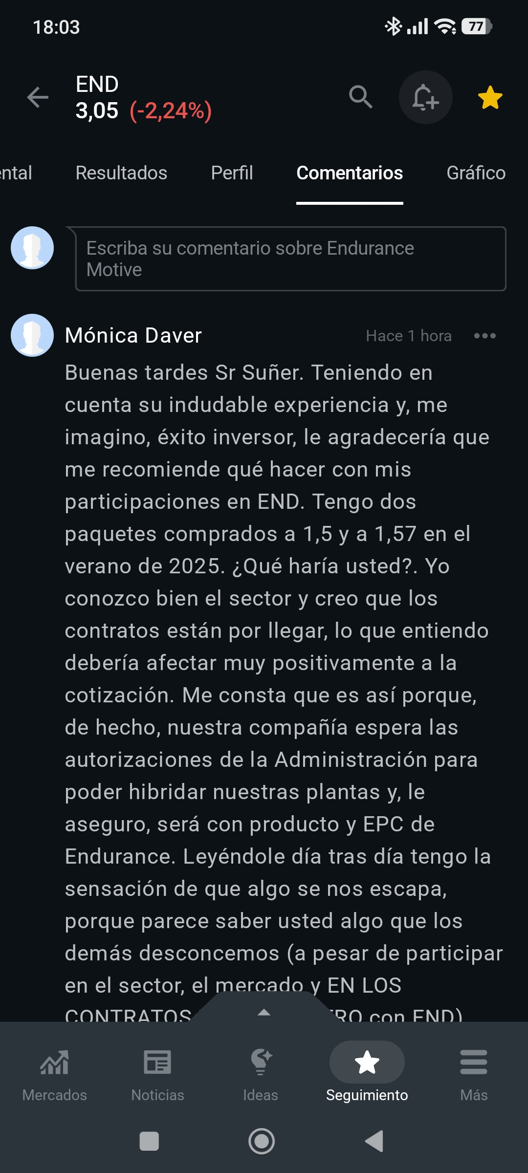 Por animar un poco la cosa 1/2
