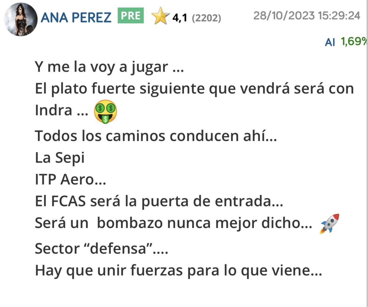 grafico de la accion Airtificial