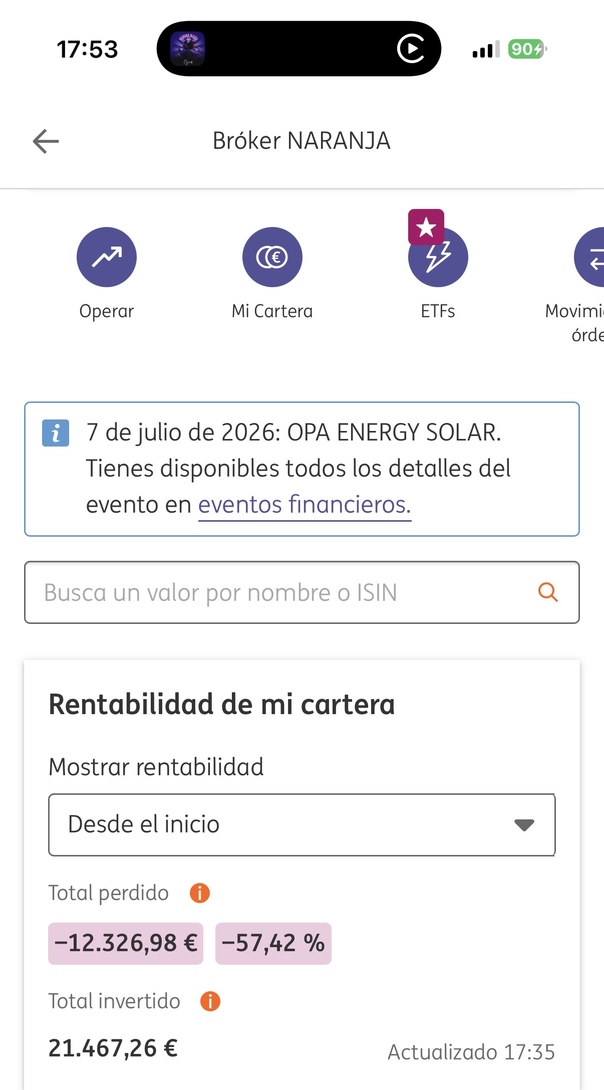 Mira lo ciego que estoy! Ciego no, los que soy es un tonto por decir algo.