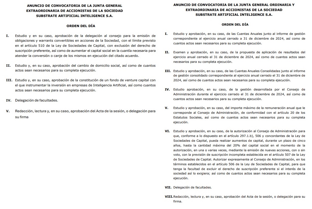 Viendo las ordenes del día, creo que hicieron la extraordinaria para poder hacer la ordinaria en Talavera. Si no hubiesen hecho la extraordinaria no la podían hacer en Talavera porque no estaba aprobado el cambio de sede.