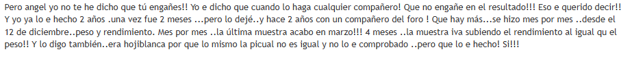 Pero creo que eres el mismo que ha escrito esto.