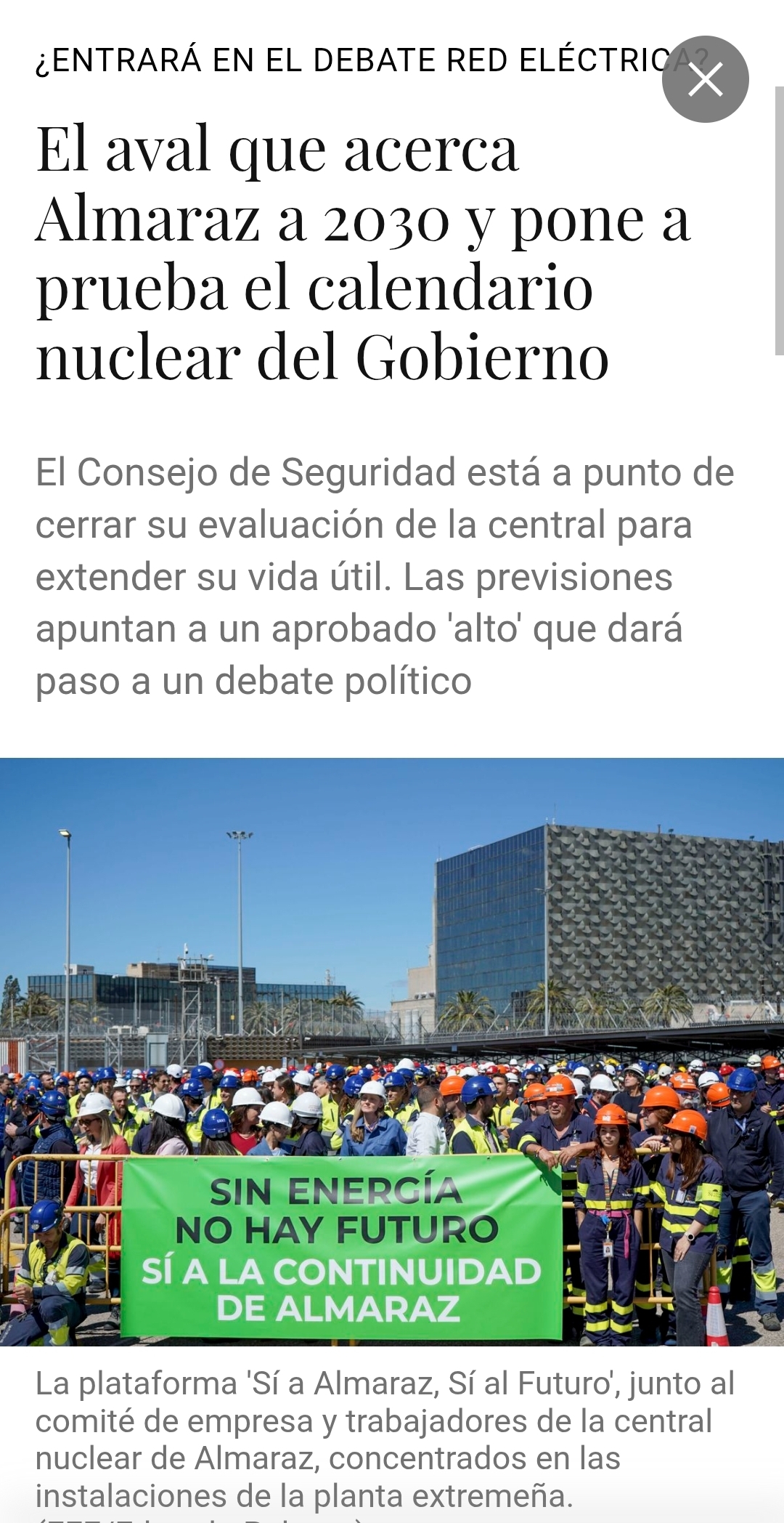 Buenos días.
A ver si por lo menos para empezar se cumple...