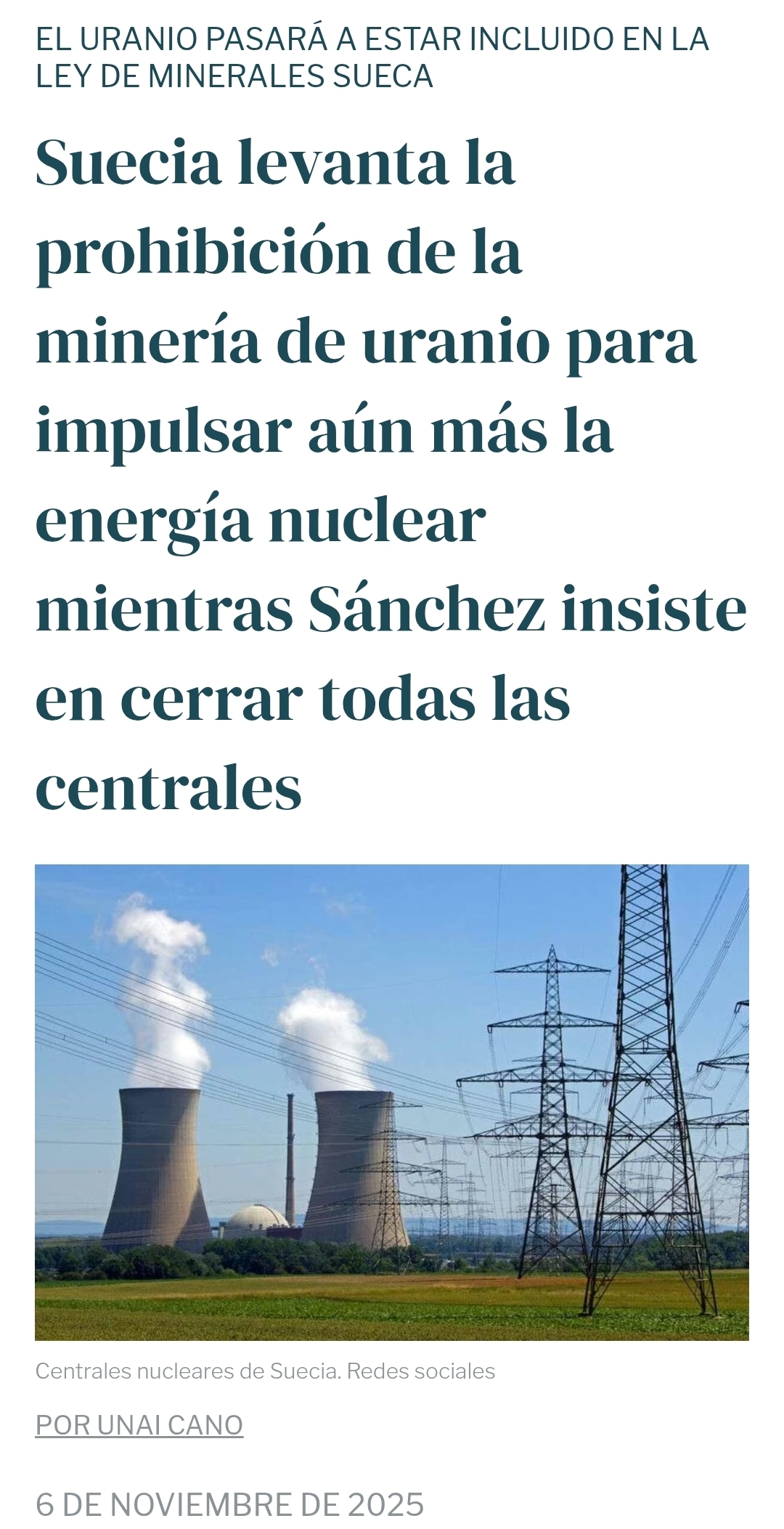 Buenos días.
Algunos lo tienen muy claro...