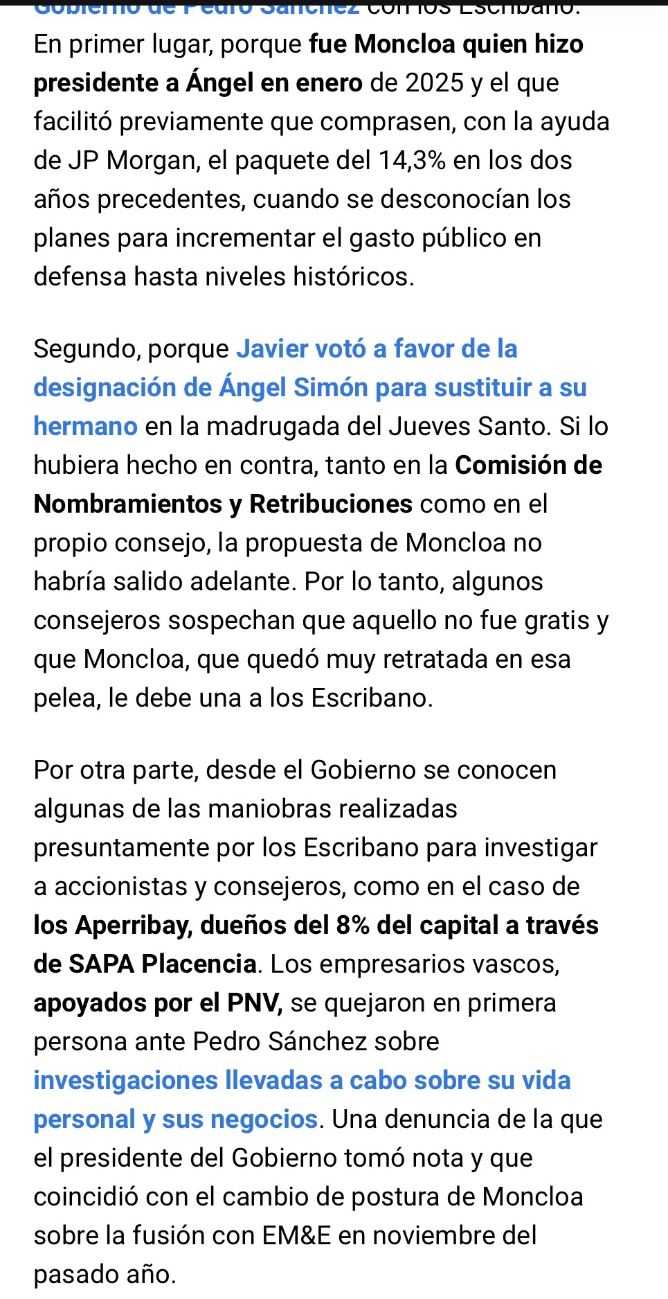 grafico de la accion Indra