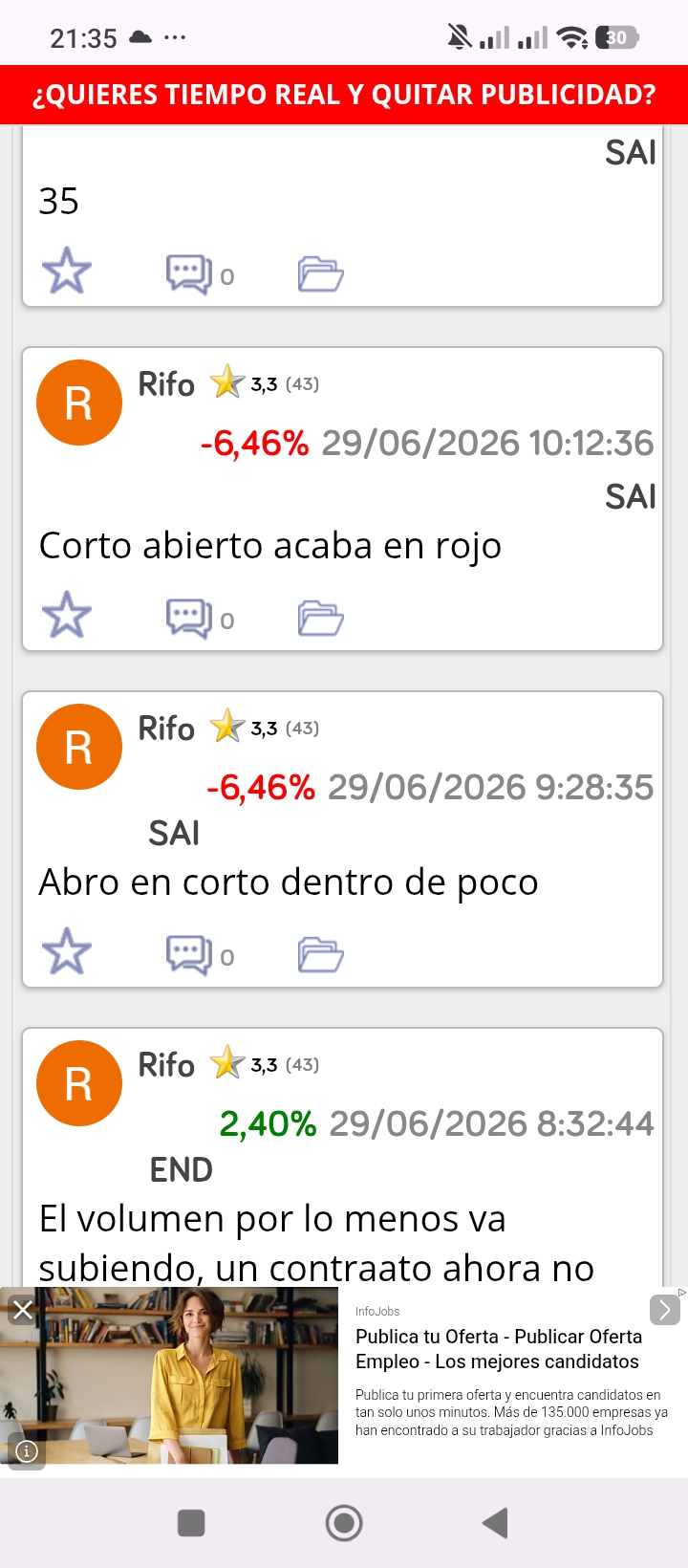 Abro corto