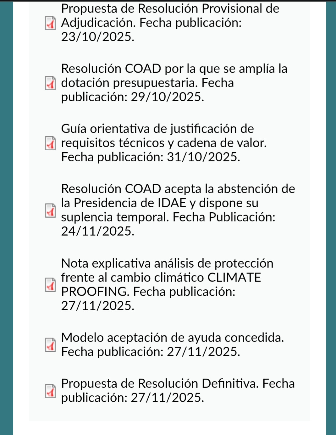 grafico de la accion Endurance Motive
