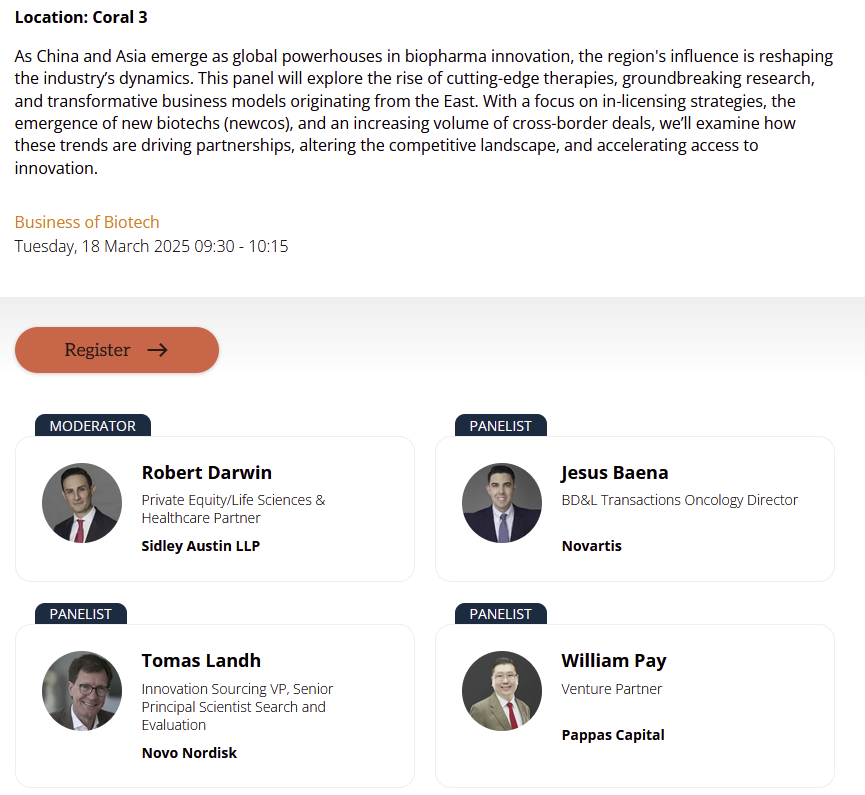 https://informaconnect.com/bioeurope-spring/agenda/3/
Añade que la molécula tiene otras aplicaciones que la compañía también esta explorando. "Estamos viendo que en algunas enfermedades hematológicas que no son cancerosas hay empresas como Novartis, como Novo Nordisk, como AstraZeneca... que están súper interesadas".
Entrecomillado..."...Novartis, como Novo Nordisk, como AstraZeneca... que están súper interesadas".
Ahora mismo están en Milán con ellos...