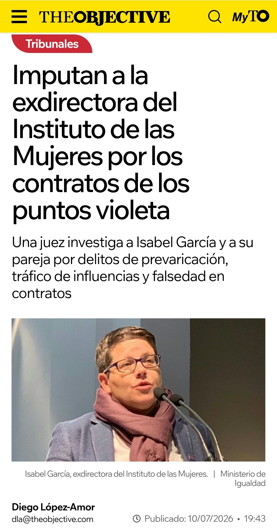 Lo dicho, a este paso no se va a salvar ni el apuntador...