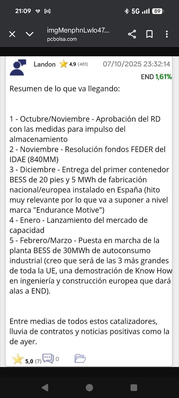 Reenvío hoja de ruta que puso Landon a mediados de. Octubre por si alguien se lo perdió y para refrescar conocimientos.