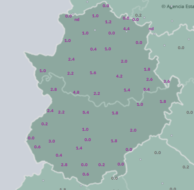 La luvia en extremadura me la pone dura