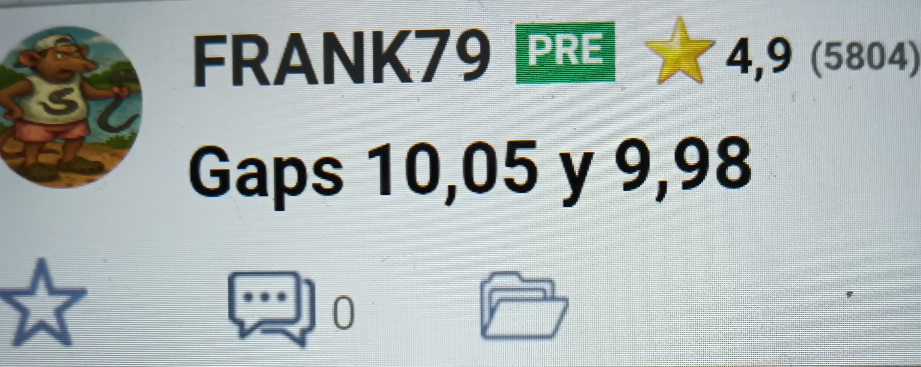 Mira lo que dice este Frank,,,
Jajajaja