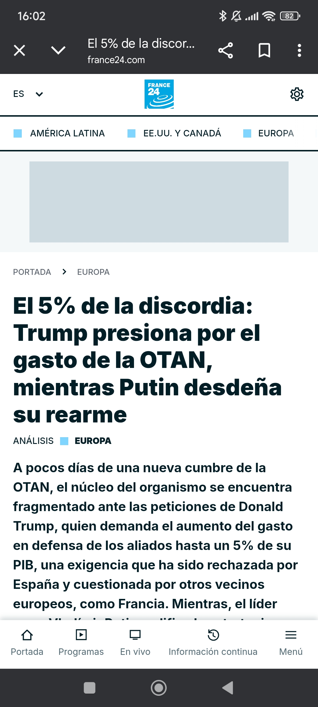 Es Trump quien lo exige